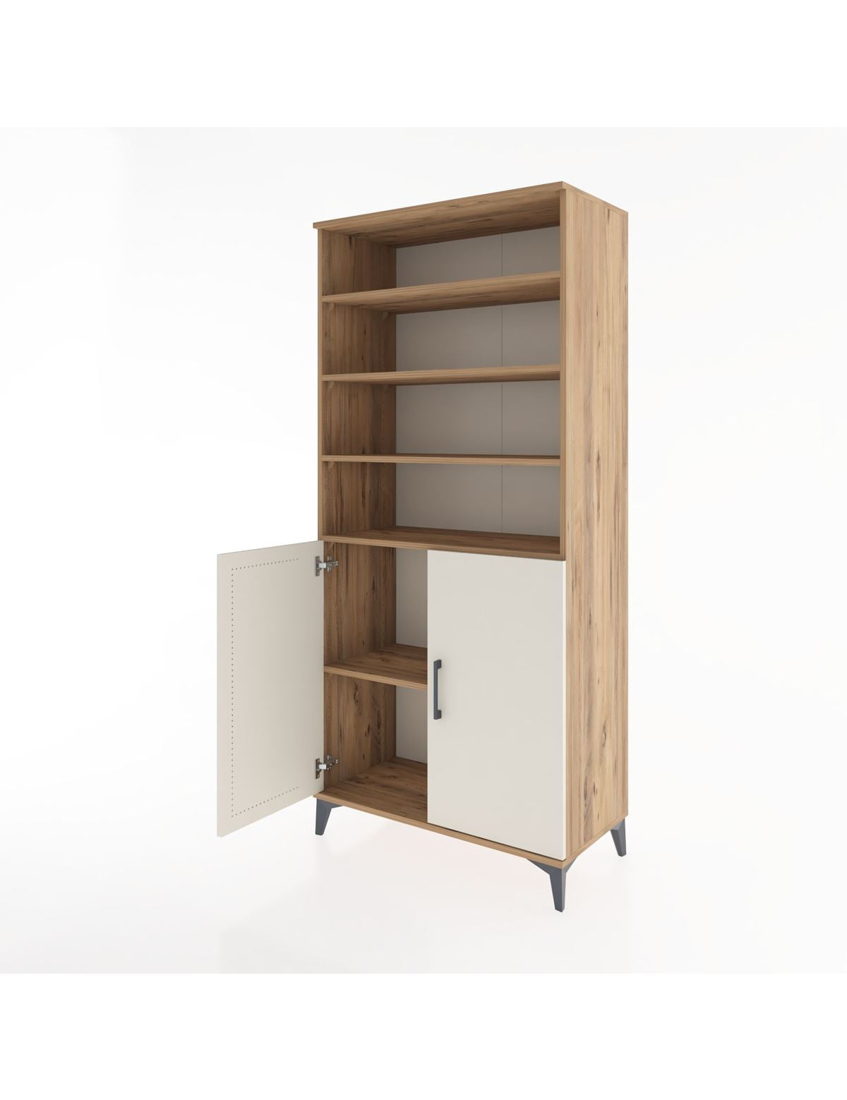 Hyperion Dolap 5 Raflı 2 Kapaklı 88x44x195 - S60M065V7B