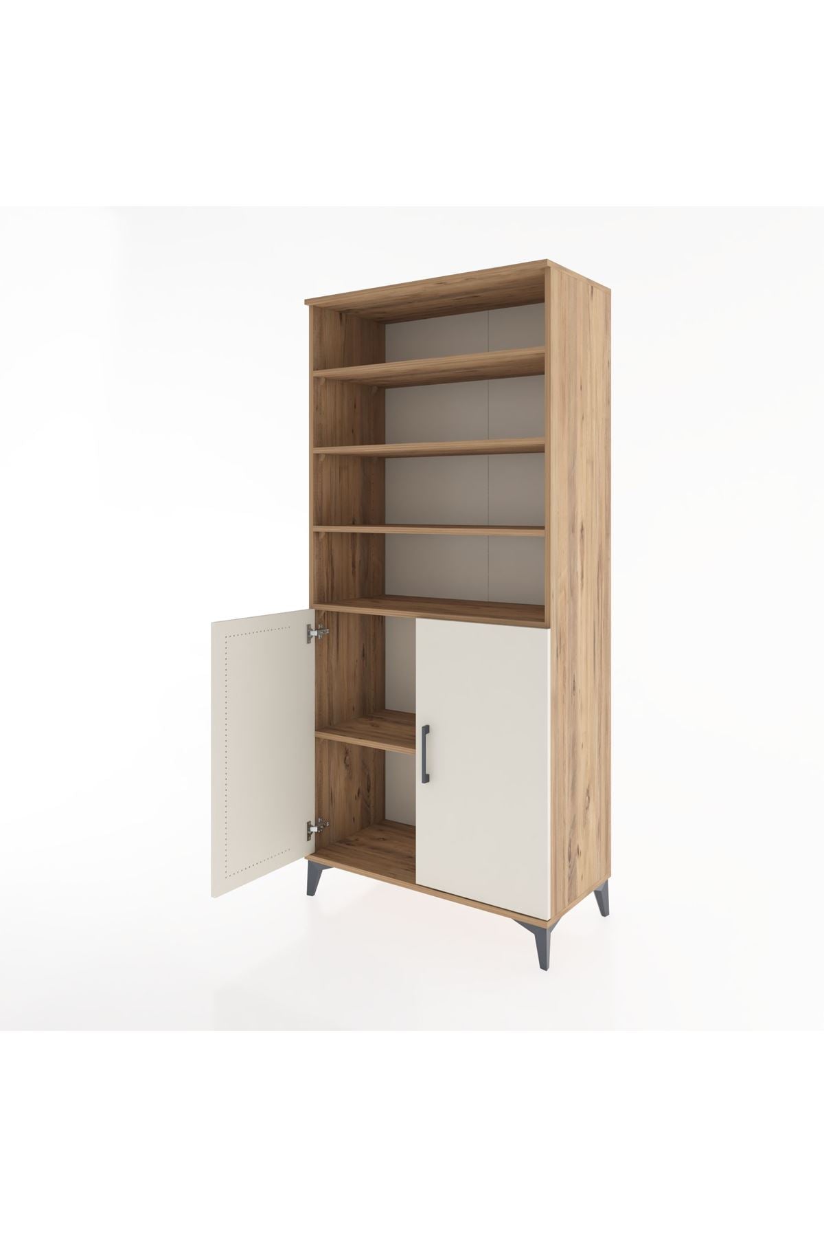 Hyperion Dolap 5 Raflı 2 Kapaklı 88x44x195 - S60M065V7B