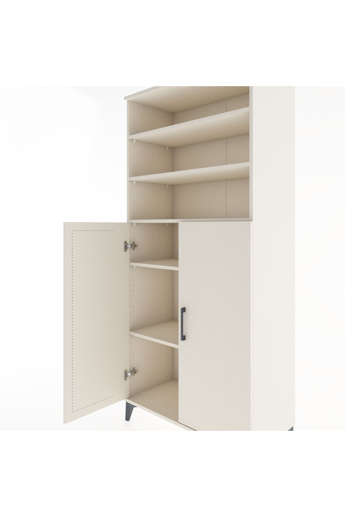 Hyperion Dolap 5 Raflı 2 Kapaklı 88x44x195 - S60M066V1B