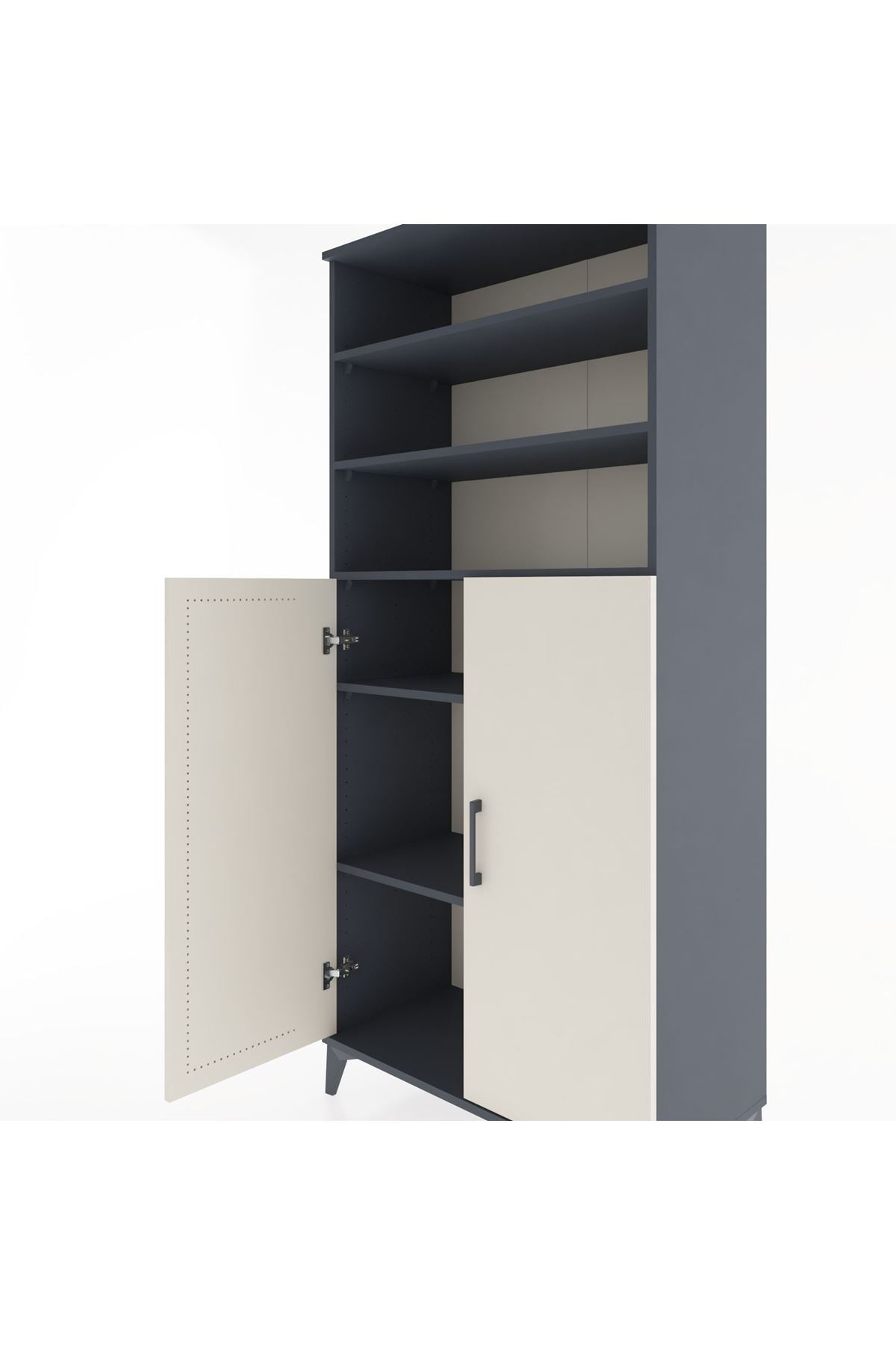 Hyperion Dolap 5 Raflı 2 Kapaklı 88x44x195 - S60M066V4B