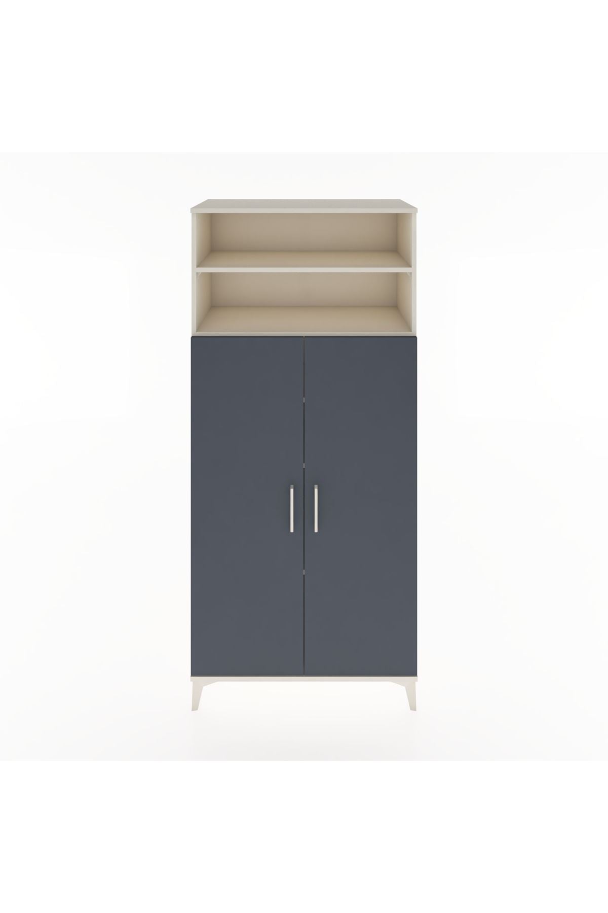 Hyperion Dolap 5 Raflı 2 Kapaklı 88x44x195 - S60M067V2B