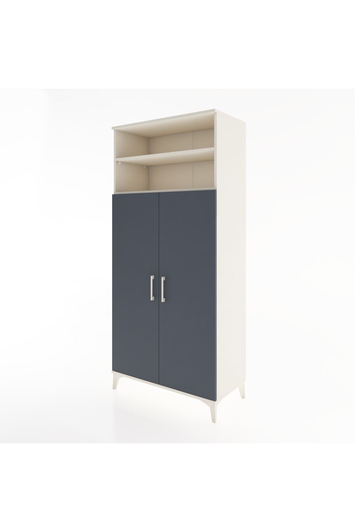 Hyperion Dolap 5 Raflı 2 Kapaklı 88x44x195 - S60M067V2B