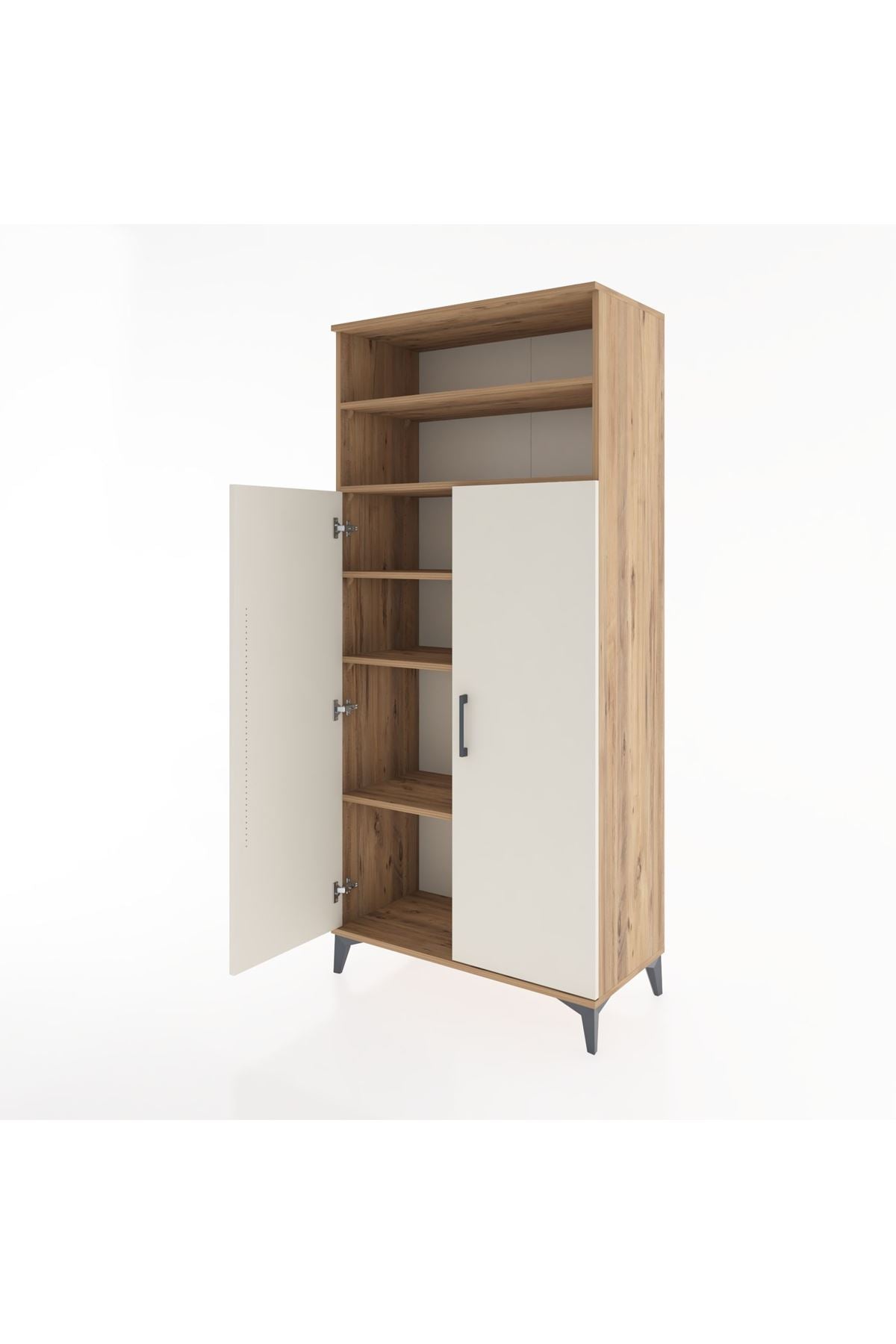 Hyperion Dolap 5 Raflı 2 Kapaklı 88x44x195 - S60M067V7B