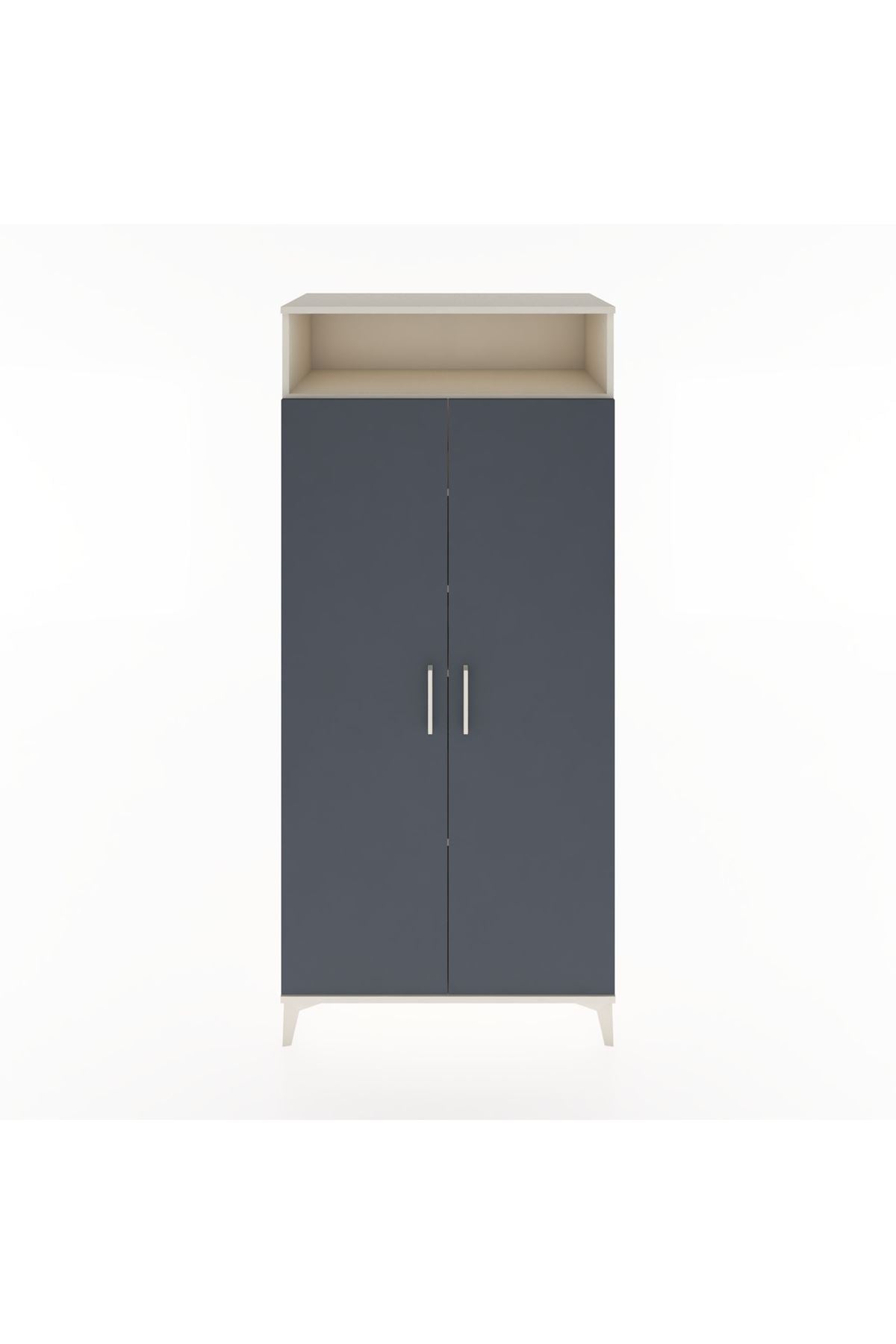 Hyperion Dolap 5 Raflı 2 Kapaklı 88x44x195 - S60M068V2B