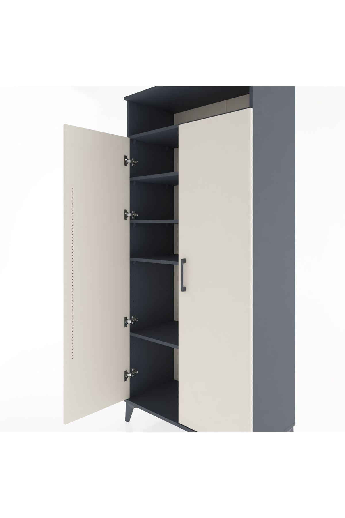 Hyperion Dolap 5 Raflı 2 Kapaklı 88x44x195 - S60M068V4B