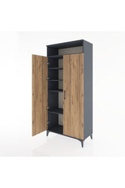 Hyperion Dolap 5 Raflı 2 Kapaklı 88x44x195 - S60M068V6B