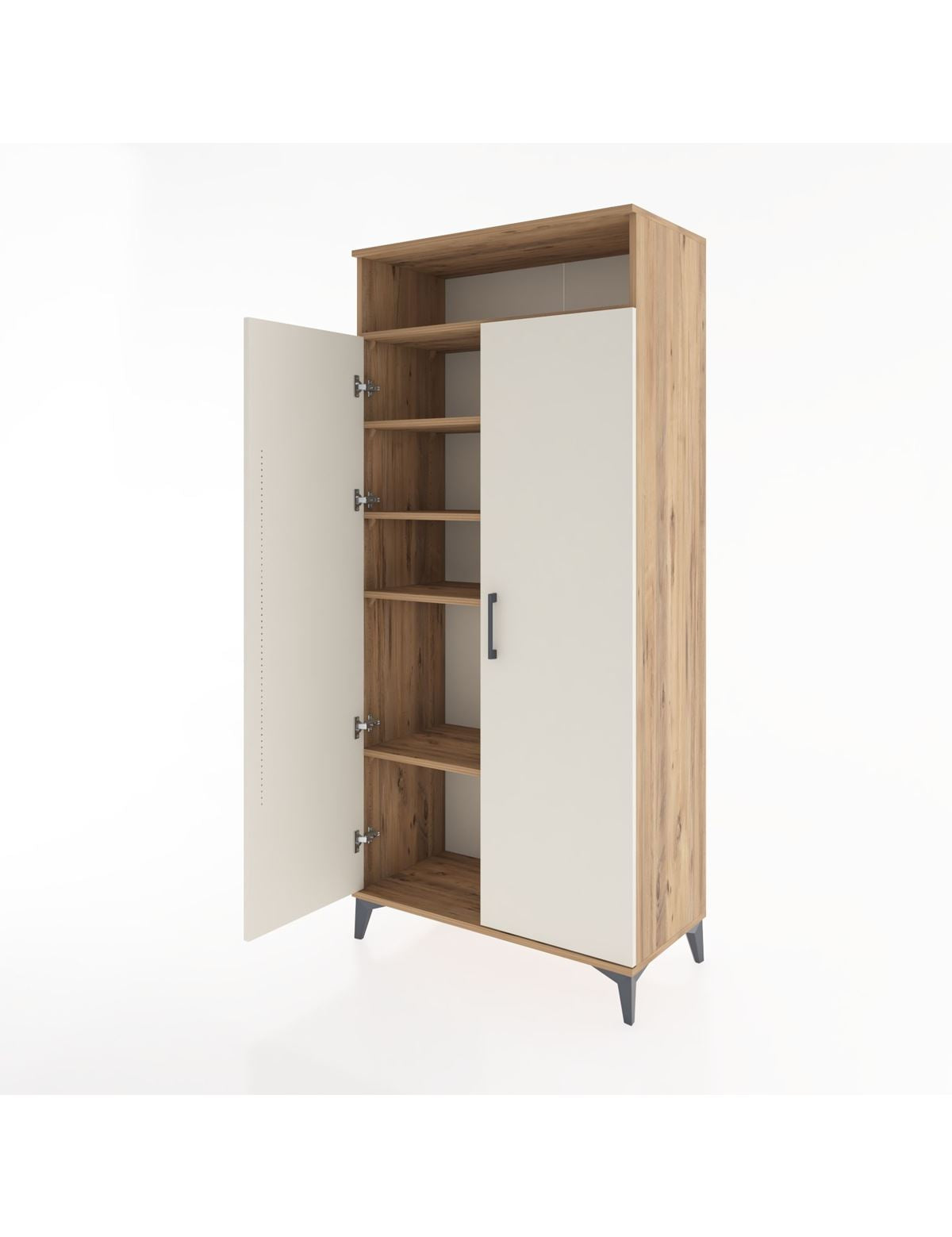 Hyperion Dolap 5 Raflı 2 Kapaklı 88x44x195 - S60M068V7B