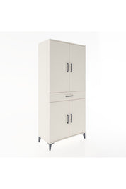 Hyperion Dolap 4 Raflı Tek Çekmeceli 4 Kapaklı 88x44x195 - S60M071V1B