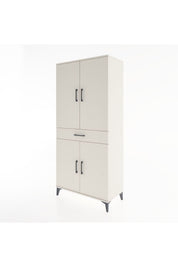 Hyperion Dolap 4 Raflı Tek Çekmeceli 4 Kapaklı 88x44x195 - S60M071V1B
