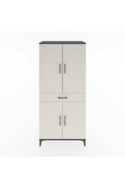 Hyperion Dolap 4 Raflı Tek Çekmeceli 4 Kapaklı 88x44x195 - S60M071V4B
