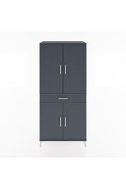 Hyperion Dolap 4 Raflı Tek Çekmeceli 4 Kapaklı 88x44x195 - S60M071V5B