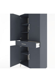 Hyperion Dolap 4 Raflı Tek Çekmeceli 4 Kapaklı 88x44x195 - S60M071V5B