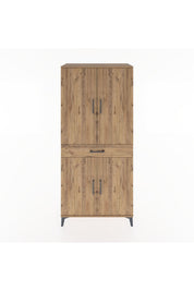 Hyperion Dolap 4 Raflı Tek Çekmeceli 4 Kapaklı 88x44x195 - S60M071V9B