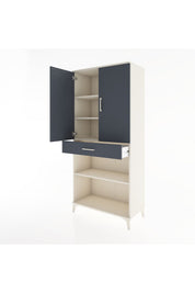 Hyperion Dolap 4 Raflı Tek Çekmeceli 2 Kapaklı 88x44x195 - S60M072V2B