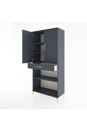 Hyperion Dolap 4 Raflı Tek Çekmeceli 2 Kapaklı 88x44x195 - S60M072V5B