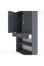 Hyperion Dolap 4 Raflı Tek Çekmeceli 2 Kapaklı 88x44x195 - S60M072V5B