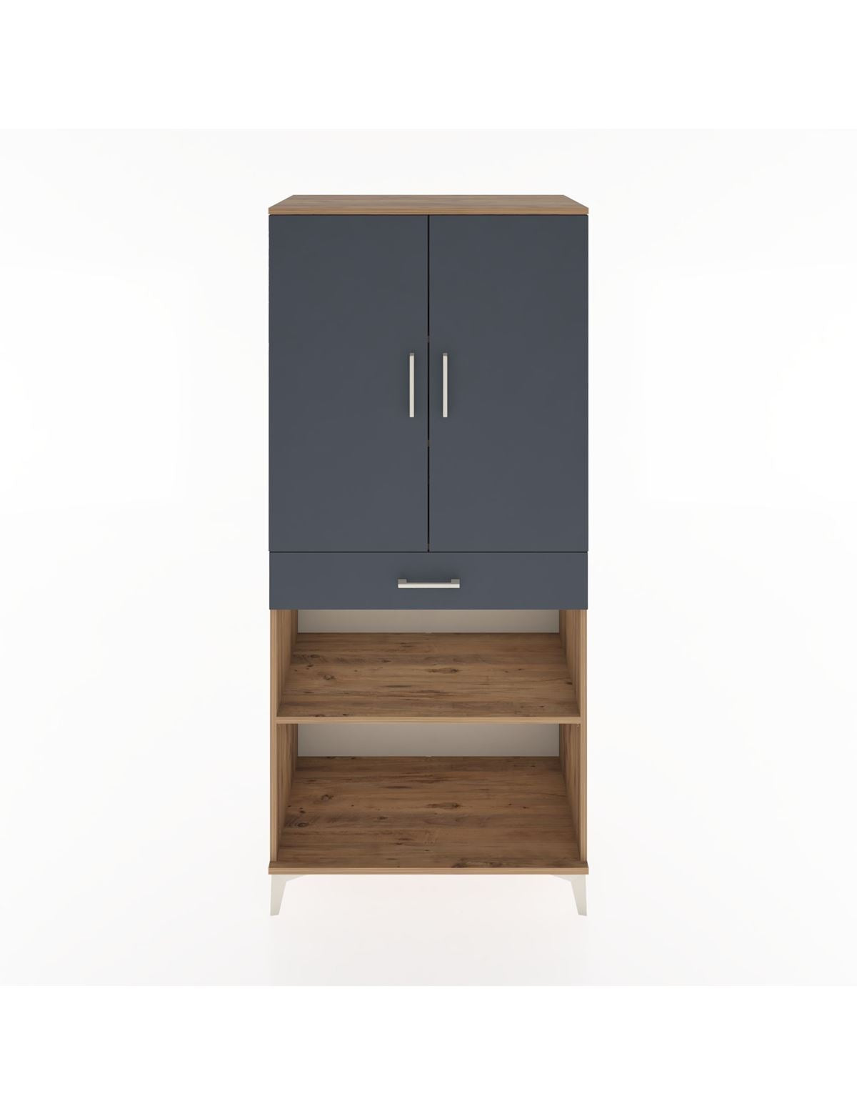 Hyperion Dolap 4 Raflı Tek Çekmeceli 2 Kapaklı 88x44x195 - S60M072V8B