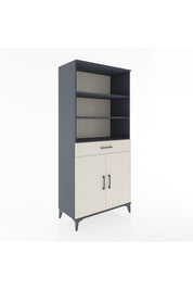 Hyperion Dolap 4 Raflı Tek Çekmeceli 2 Kapaklı 88x44x195 - S60M073V4B