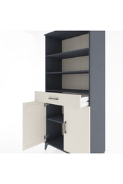 Hyperion Dolap 4 Raflı Tek Çekmeceli 2 Kapaklı 88x44x195 - S60M073V4B
