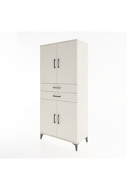 Hyperion Dolap 4 Raflı 2 Çekmeceli 4 Kapaklı 88x44x195 - S60M074V1B