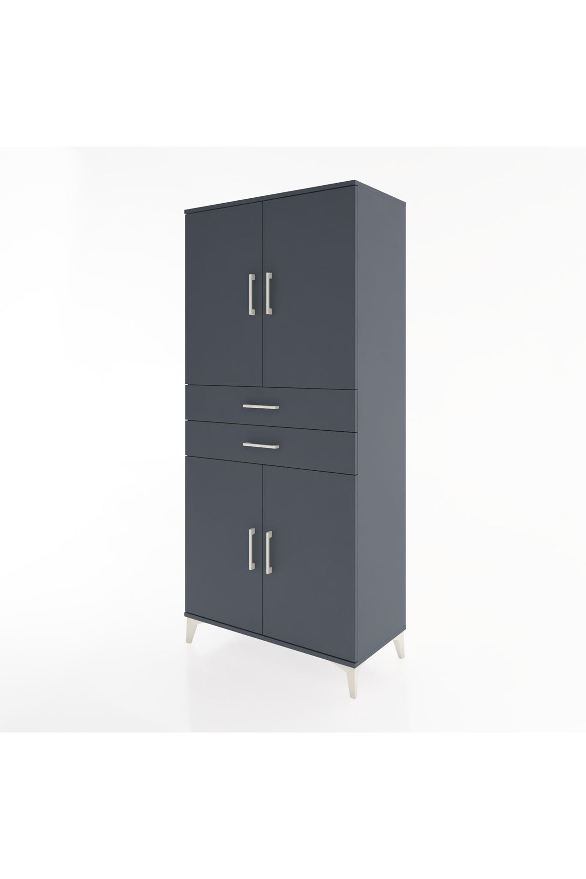 Hyperion Dolap 4 Raflı 2 Çekmeceli 4 Kapaklı 88x44x195 - S60M074V5B