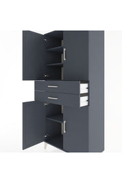 Hyperion Dolap 4 Raflı 2 Çekmeceli 4 Kapaklı 88x44x195 - S60M074V5B