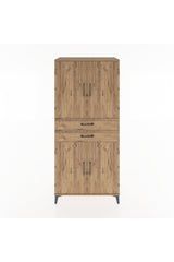 Hyperion Dolap 4 Raflı 2 Çekmeceli 4 Kapaklı 88x44x195