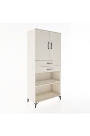 Hyperion Dolap 4 Raflı 2 Çekmeceli 2 Kapaklı 88x44x195 - S60M075V1B