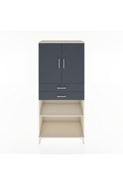 Hyperion Dolap 4 Raflı 2 Çekmeceli 2 Kapaklı 88x44x195 - S60M075V2B