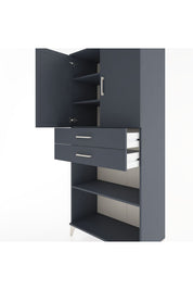 Hyperion Dolap 4 Raflı 2 Çekmeceli 2 Kapaklı 88x44x195 - S60M075V5B