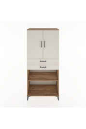 Hyperion Dolap 4 Raflı 2 Çekmeceli 2 Kapaklı 88x44x195 - S60M075V7B