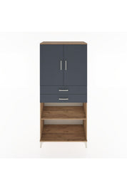 Hyperion Dolap 4 Raflı 2 Çekmeceli 2 Kapaklı 88x44x195 - S60M075V8B