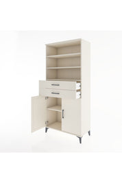 Hyperion Dolap 4 Raflı 2 Çekmeceli 2 Kapaklı 88x44x195 - S60M076V1B