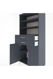 Hyperion Dolap 4 Raflı 2 Çekmeceli 2 Kapaklı 88x44x195 - S60M076V5B