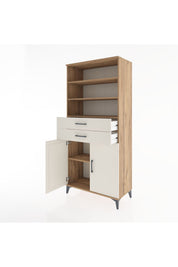 Hyperion Dolap 4 Raflı 2 Çekmeceli 2 Kapaklı 88x44x195 - S60M076V7B