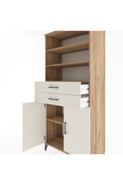 Hyperion Dolap 4 Raflı 2 Çekmeceli 2 Kapaklı 88x44x195 - S60M076V7B