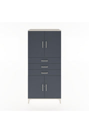 Hyperion Dolap 3 Raflı 3 Çekmeceli 4 Kapaklı 88x44x195 - S60M077V2B