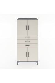 Hyperion Dolap 3 Raflı 3 Çekmeceli 4 Kapaklı 88x44x195 - S60M077V4B