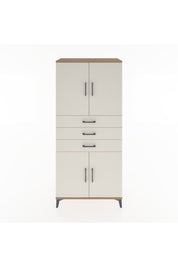 Hyperion Dolap 3 Raflı 3 Çekmeceli 4 Kapaklı 88x44x195 - S60M077V7B