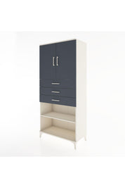 Hyperion Dolap 3 Raflı 3 Çekmeceli 2 Kapaklı 88x44x195 - S60M078V2B