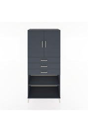 Hyperion Dolap 3 Raflı 3 Çekmeceli 2 Kapaklı 88x44x195 - S60M078V5B
