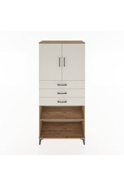 Hyperion Dolap 3 Raflı 3 Çekmeceli 2 Kapaklı 88x44x195 - S60M078V7B