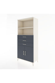 Hyperion Dolap 3 Raflı 3 Çekmeceli 2 Kapaklı 88x44x195 - S60M079V2B
