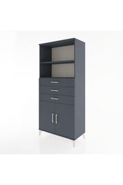 Hyperion Dolap 3 Raflı 3 Çekmeceli 2 Kapaklı 88x44x195 - S60M079V5B