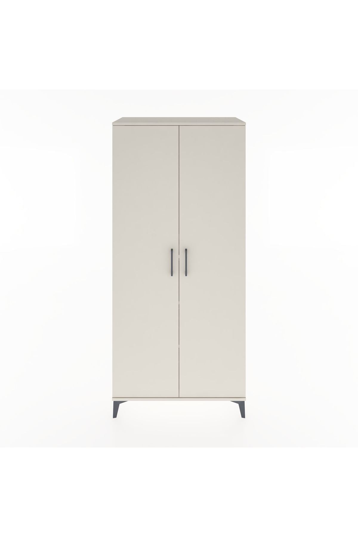 Hyperion Dolap 3 Raflı 2 Kapaklı Tek Askılı 88x44x195 - S60M080V1B