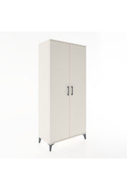 Hyperion Dolap 3 Raflı 2 Kapaklı Tek Askılı 88x44x195 - S60M080V1B