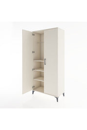 Hyperion Dolap 3 Raflı 2 Kapaklı Tek Askılı 88x44x195 - S60M080V1B