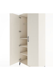 Hyperion Dolap 3 Raflı 2 Kapaklı Tek Askılı 88x44x195 - S60M080V1B