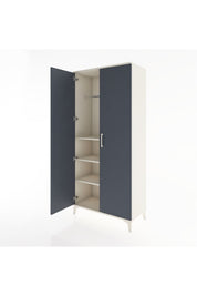 Hyperion Dolap 3 Raflı 2 Kapaklı Tek Askılı 88x44x195 - S60M080V2B