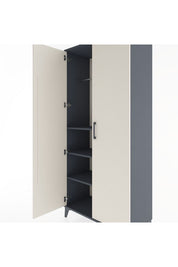 Hyperion Dolap 3 Raflı 2 Kapaklı Tek Askılı 88x44x195 - S60M080V4B